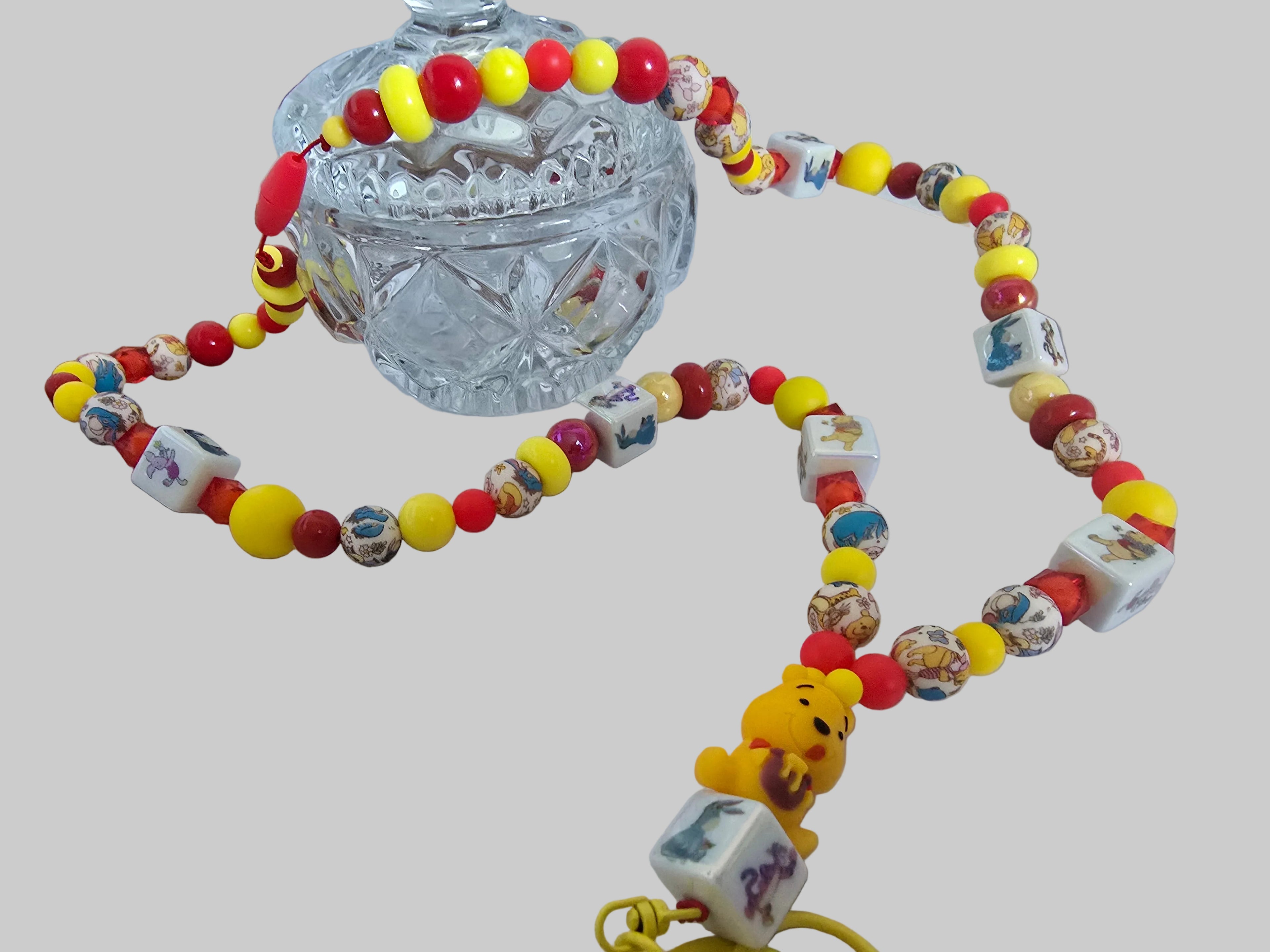 Cartoon beaded lanyard