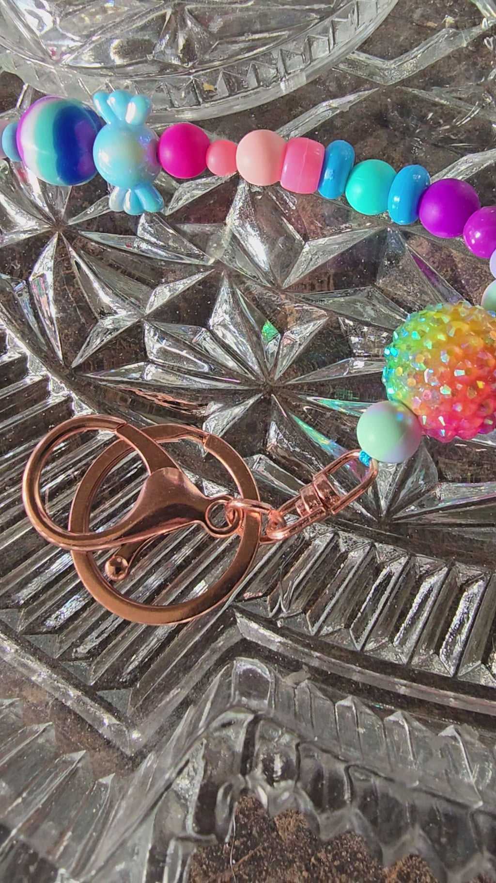 Mermaid theme Beaded Lanyard
