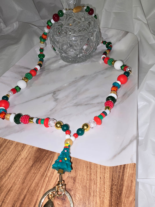 Christmas Tree Breakaway Lanyard